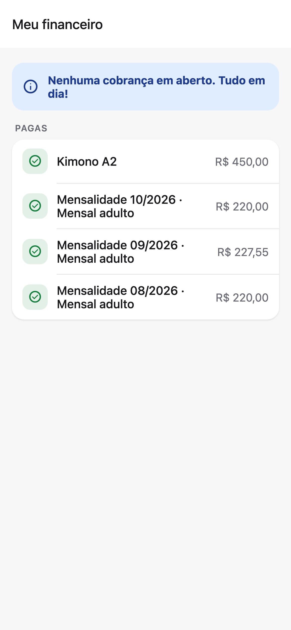 Pagamentos